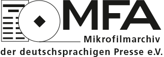 Logo des MFA, zeigt Schrift und Filmrolle